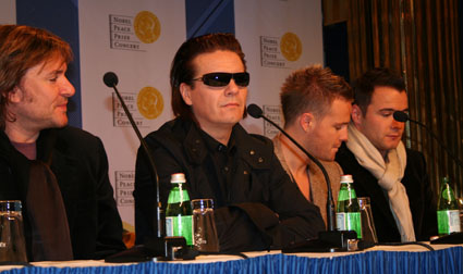 Artister p pressekonferansen - Duran Duran og Westlife